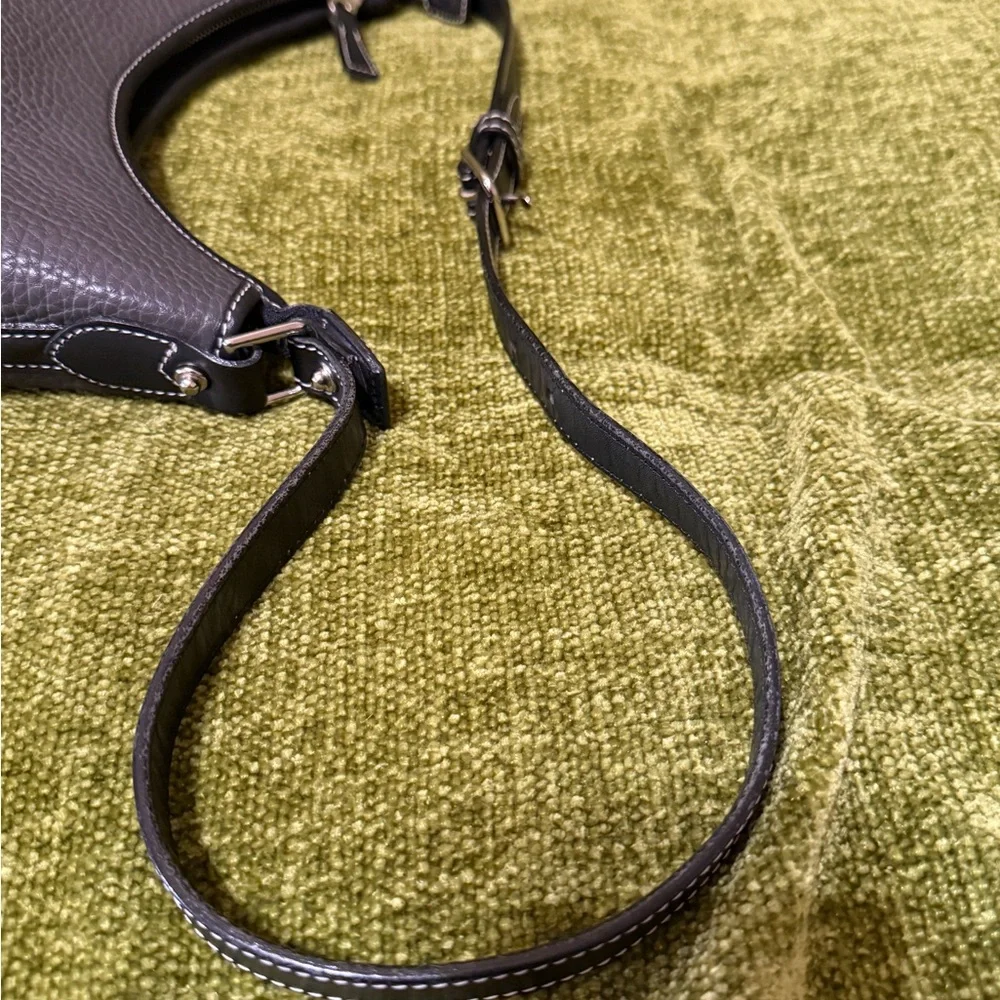 Dooney and Bourke Large Hobo in gray with black trim